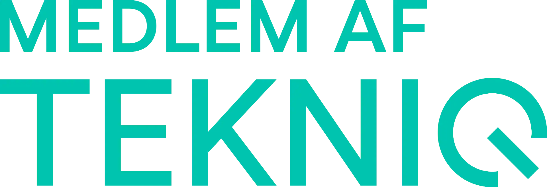 Medlem af Teknisk Forening logo med blå og grøn farver.